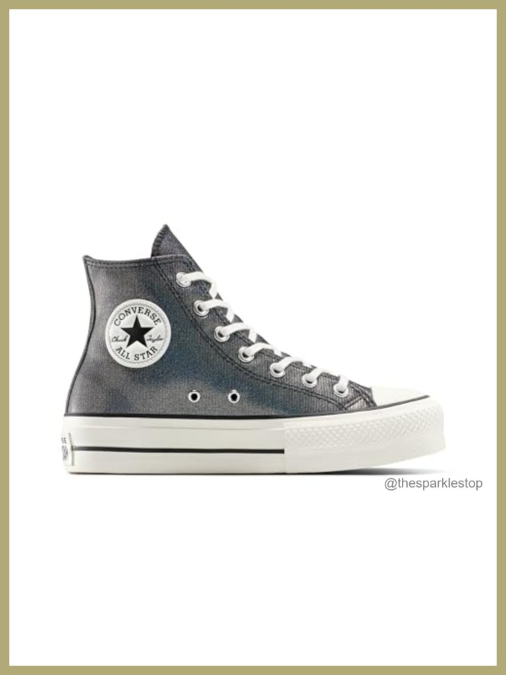 Women's Platform High Top Sparkle Sneakers